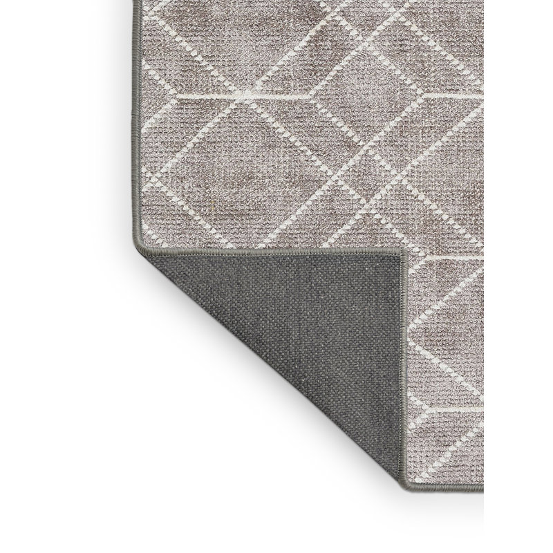 Tapis zone gris clair contemporaine, Rectangle 6 pi x 9 pi
