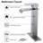 Single-handle Bathroom Faucet with Drain Assembly-101130734