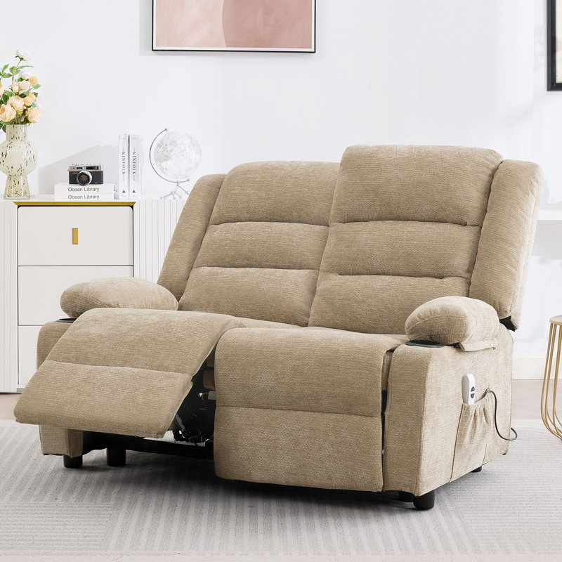 Causeuse 52 po, Chenille brun