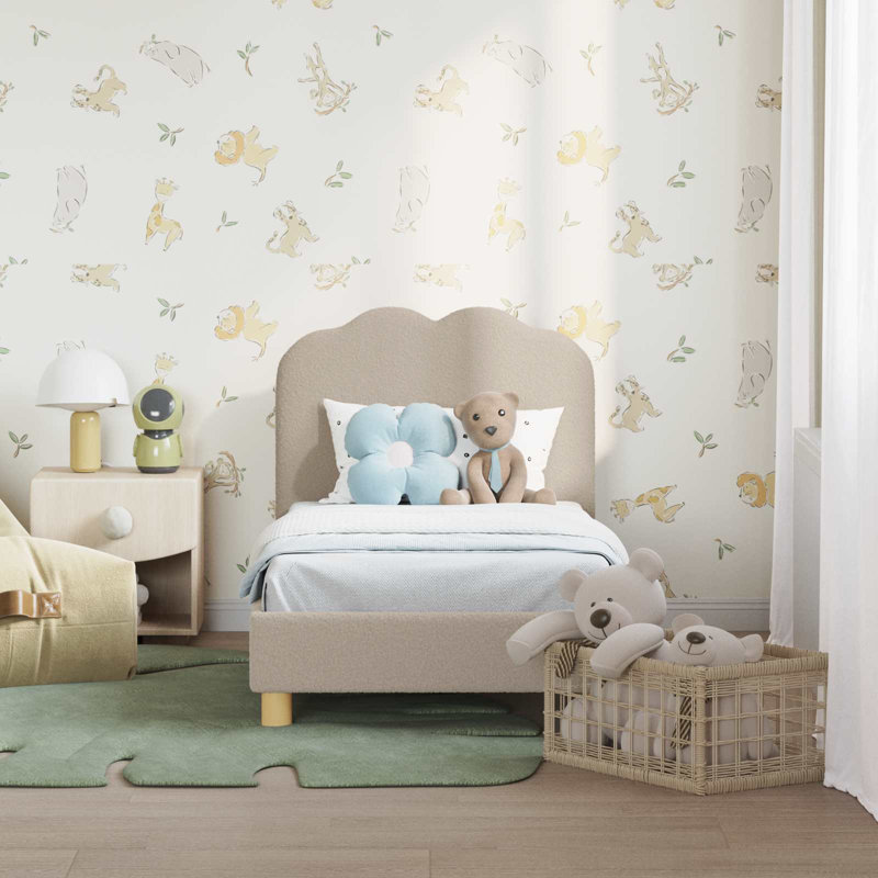 Bed Frame, Cot Bed / Toddler (70 x 140cm), Light Grey