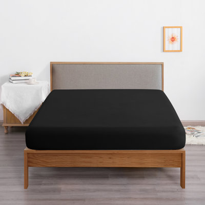 Fitted Bed Sheet Only, 1800 Brushed Microfiber Deep Pocket Fitted Sheet - NTBAY