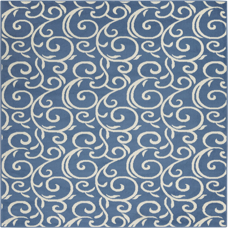 Sigel Abstract Indoor / Outdoor Rug, Rectangle 4'4" x 6'3"