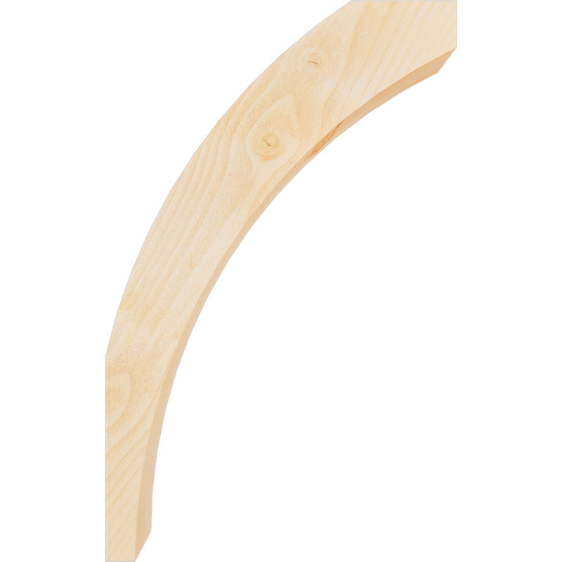 Genouillère Thorton, Sapin Douglas de 4 po (sciage brut), 20 po X P 32 po H