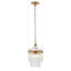 Geira Pendant finished in Ant. Brass