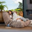 Nevaeh Fabric Bean Bag Lounger-273454435
