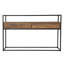 Console Olivern Glassstop avec rangement