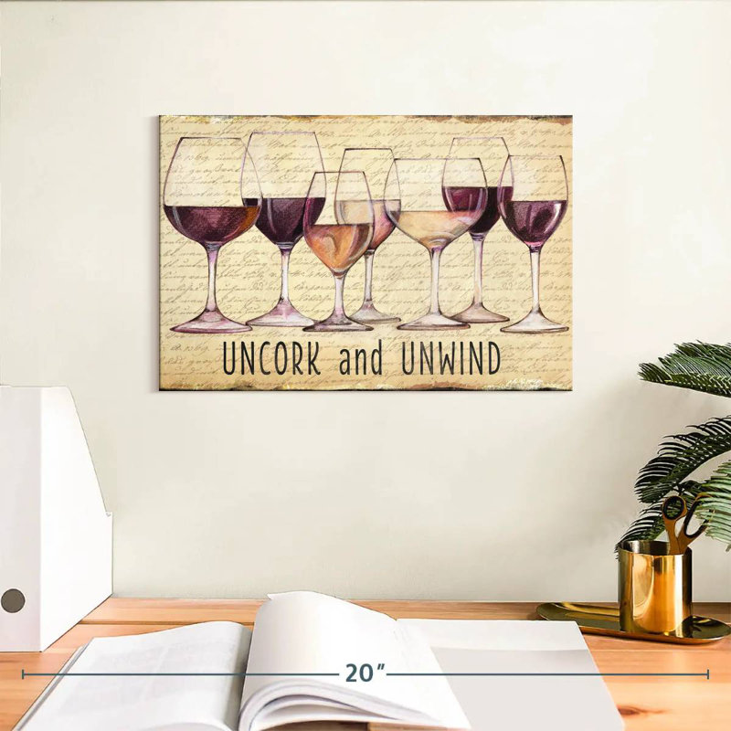 Tergel Wine Line I, H 8 po x l 12 po