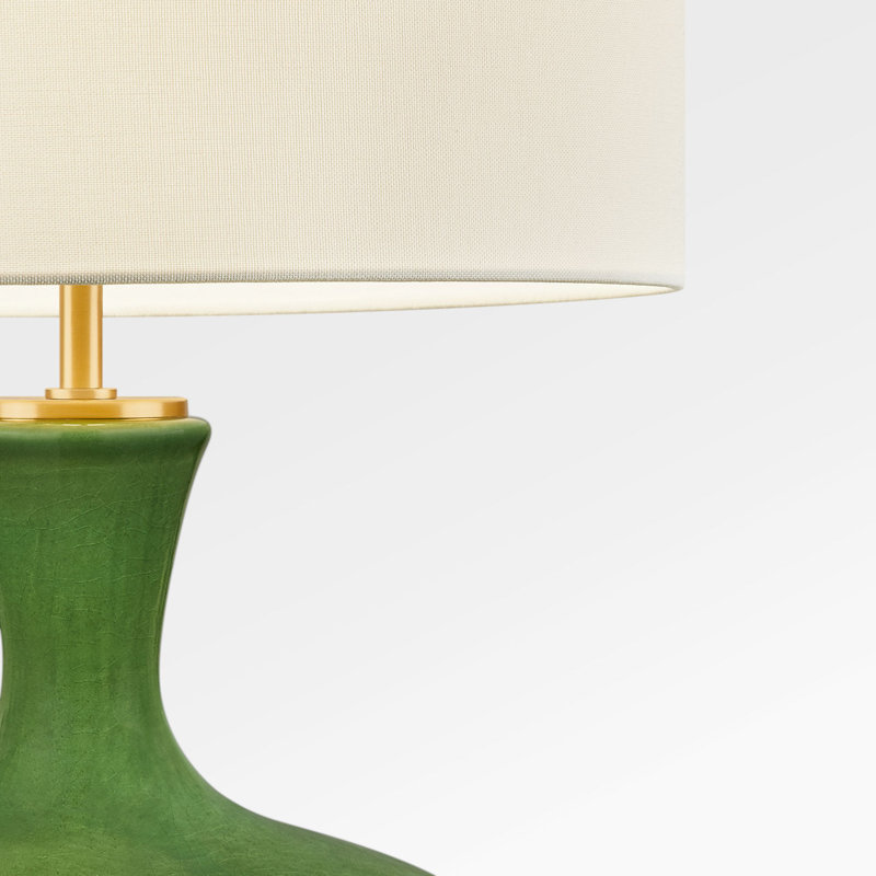 Amber 21 Table Lamp, Green