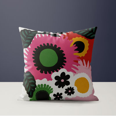 Mars Microsuede Square Throw Pillow