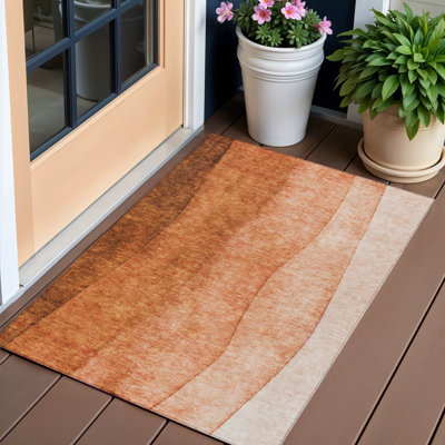 Tapis cuivre cuivré lavable pour l'intérieur et l'extérieur
