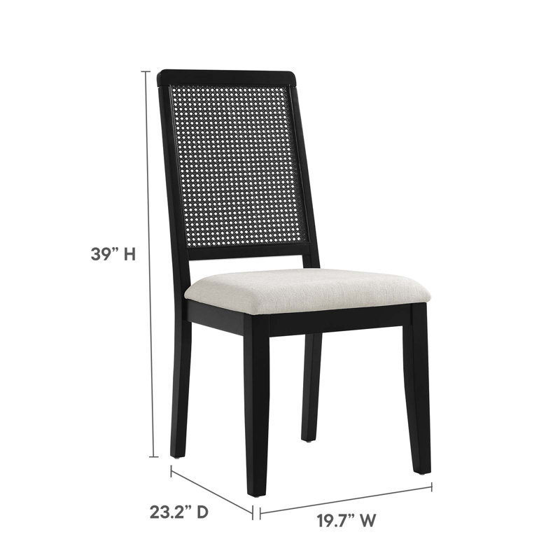 Chaise d'appoint Modway Arlo, Noir