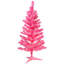 Artificial Tinsel Christmas Tree - 3' - Pink-1055981823