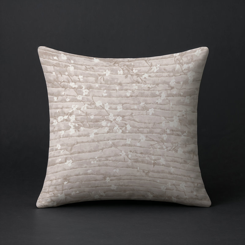 Coussin décoratif intérieur et extérieur Modern, Carré 16 po, Gris abstrait 200