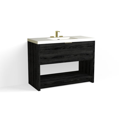 Vista 48" W Freestanding Single Bathroom Vanity