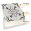 Marjorelle Moroccan Wall Tile Sticker Set 15cm x 15cm PVC-856121014