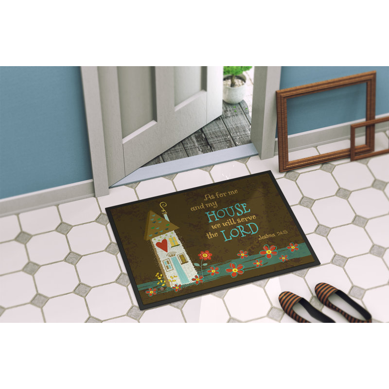 Peaslee Non-Slip Outdoor Doormat, Rectangle 2' x 3'