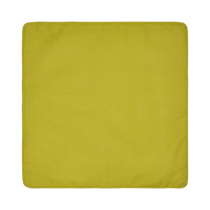 Indoor / Outdoor Square Cushion, Yellow