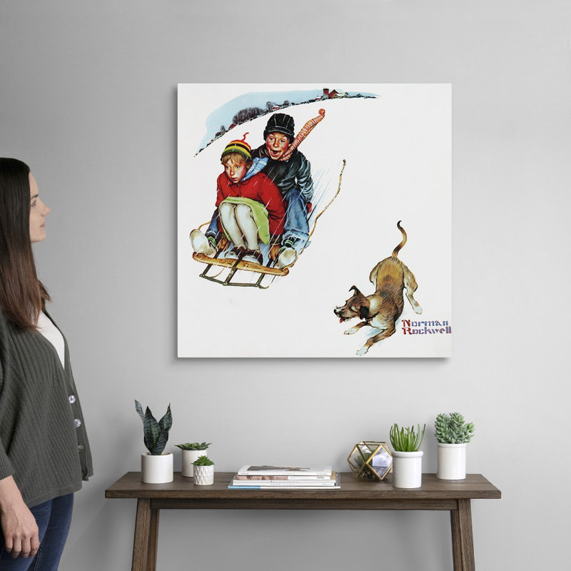"Norman Love" par Norman Rockwell, H 30 po x l 30 po x P 1,25 po, Toile tendue