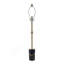 D10x34 "Marbre noir Peraro et lampe de métal 1A / RTC-1741590594