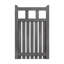 Gate Fencing with 1 Panel(s) Included-1113307131