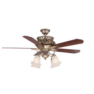 Ventilateur de plafond 4 lumières