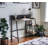 Garima Rustic Oak With Black Finished Legs Writing Desk
