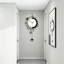 Grande horloge murale moderne avec mouvement à quartz silencieux et pendule décoratif, conception géométrique en métal pour le salon, la cuisine, le bureau et la chambre à coucher