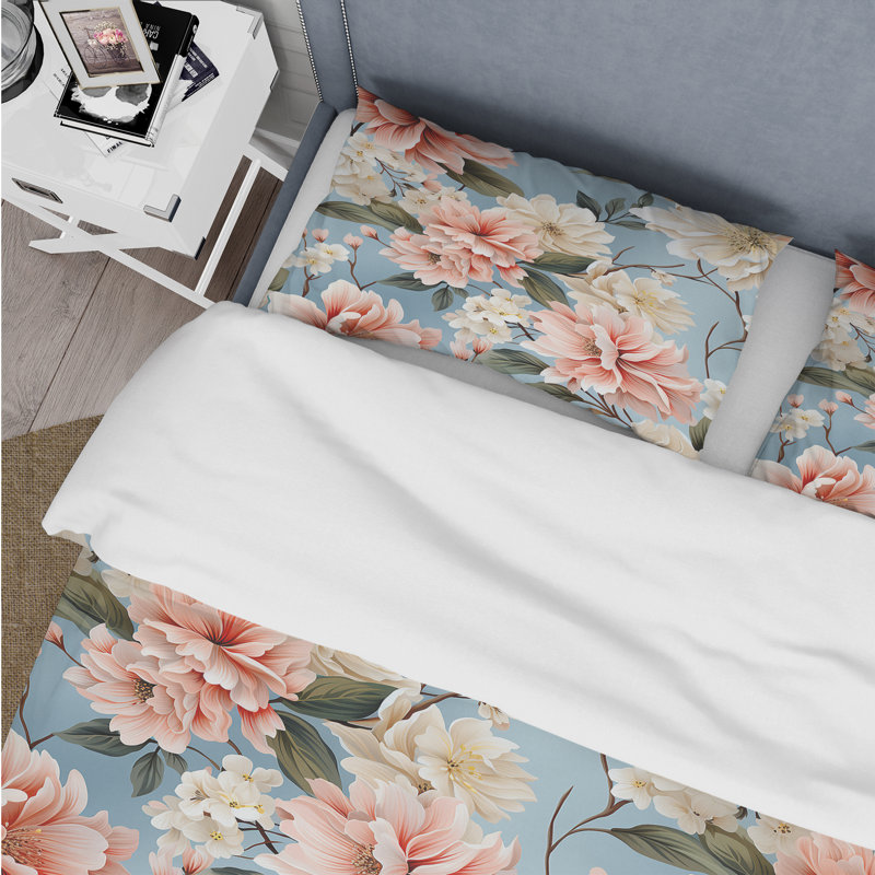 Ensemble de housse de couette Mirdash, Housse de couette pour grand lit et 2 taies décor
