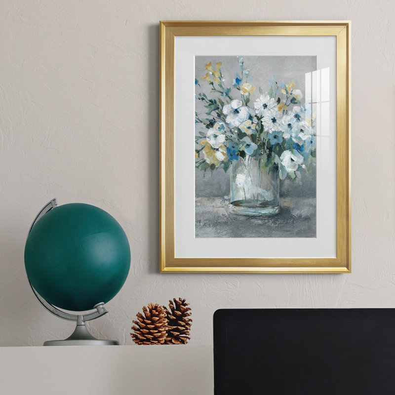 Sweetest Blossoms - peinture encadrée, Or, H 22,5 po x l 30,5 po x P 1,5 po