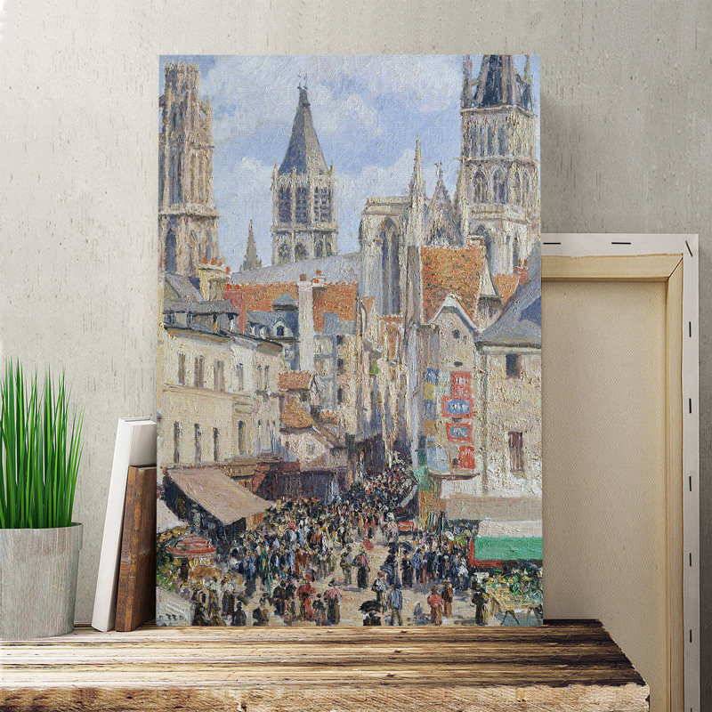 Church by Camille Pissarro - Wrapped Canvas, 100cm H x 70cm W