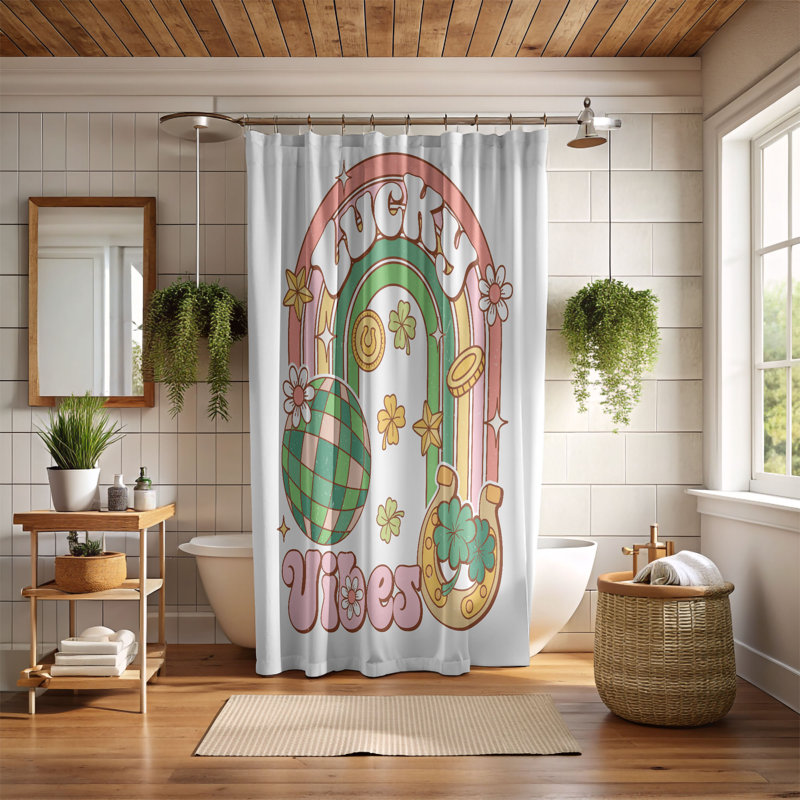 Dace Shower Curtain, H 74 po x l 71 po