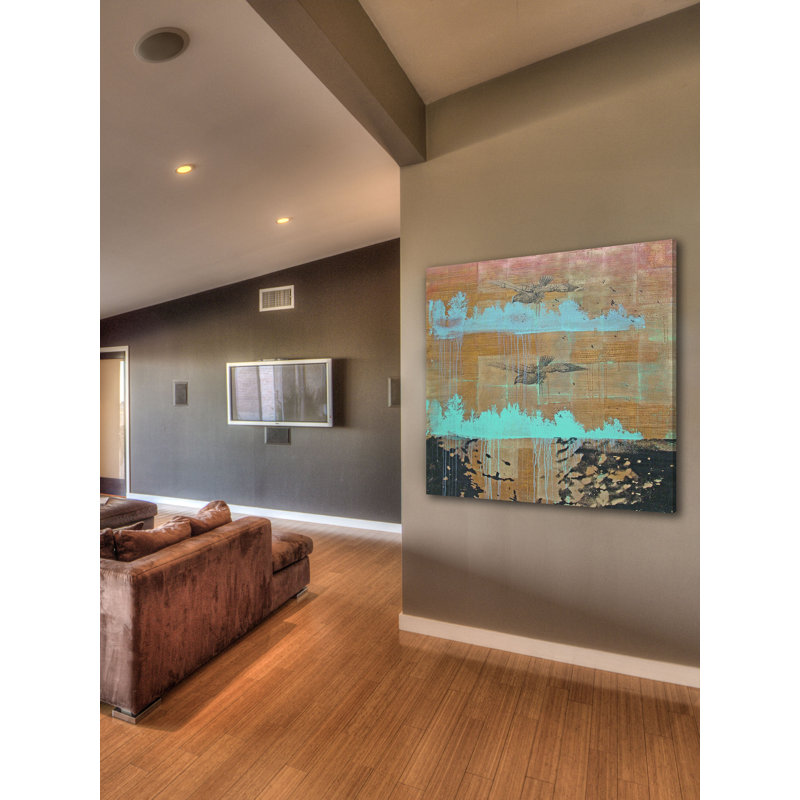 Gliding Augur 1 Piece Wrapped Canvas Painting, 46 cm H x 46 cm W