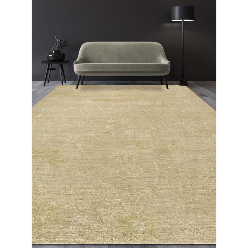 Floral Area Rug, Rectangle 6' x 9'