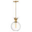 Luminaire suspendu sphère 1 lumière Gazala-60647251