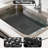 Kitchen Sink Mat – Black – PVC, Durable, Fast-Draining, Sink Protector For Stainless Steel & Ceramic Sinks, For Dishes & Glassware