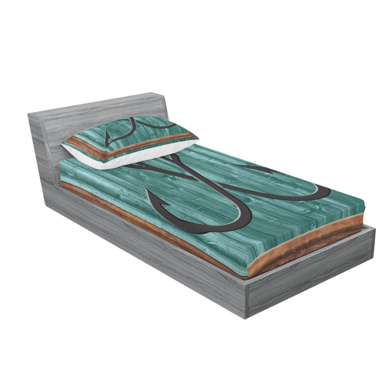 Microfiber Sheet Set, Twin Sheet Set with Fitted Sheet