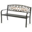 Banc de jardin en acier durable Amerigo