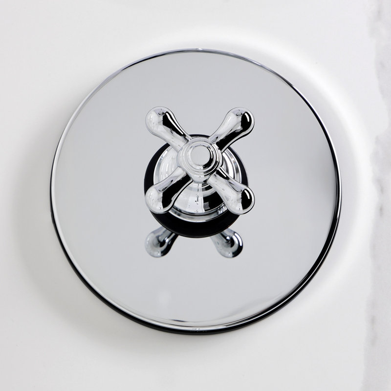 Kingston Brass Restoration Single-Handle Pressure Balanced Shower Faucet, Polished Chrome