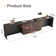 Shelbee Modern Home Office Extendable Desk Up to 135'' with Storage Cabinet and Drawers