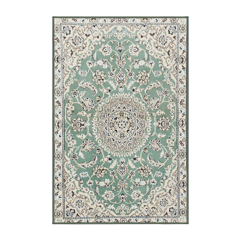 Tapis oriental tissé à la machine Catrice, Rectangle 7 pi x 10 pi