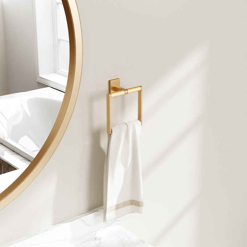 Towel Ring, Gold