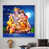 White Floater Framed