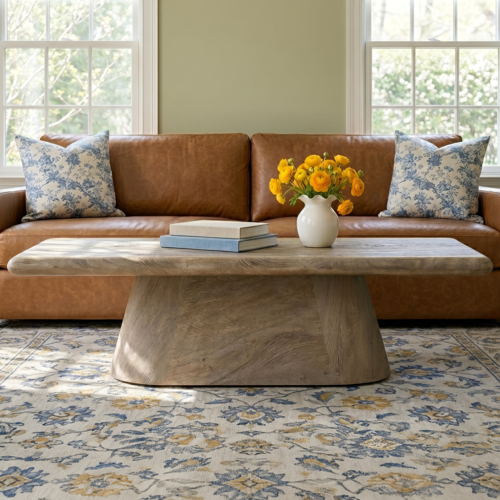 Brie Solid Wood Single Coffee Table