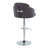 Dahlia Contemporary Adjustable Barstool In Metal With Metal Accent And Round Metal Footrest By Lumisource - Set Of 2-114850891-114850896