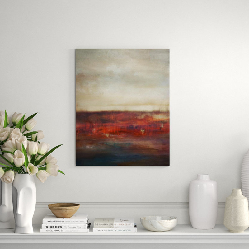 Autumnal Equinox Painting by Elena Carlie, 30" H x 24" W, Knife Gel