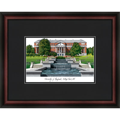 NCAA Maryland Terrapins Academic Lithograph Picture Frame