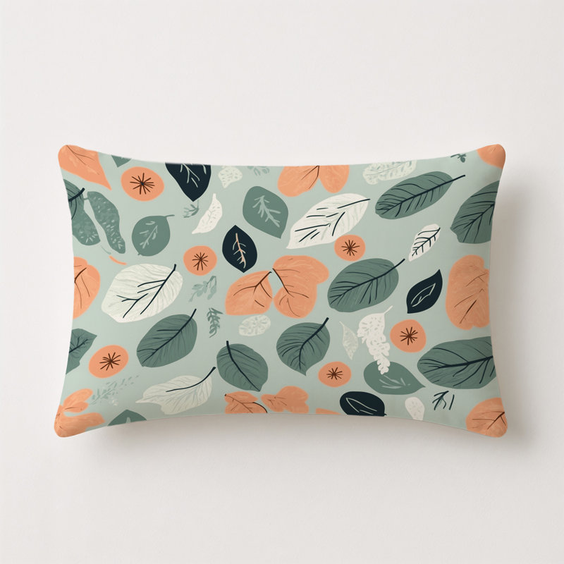 Azure Breeze Indoor And Outdoor Throw Pillow, Rectangle 14"H x 20"W