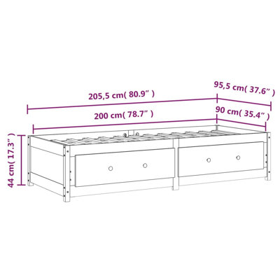 Day Bed Solid Wood