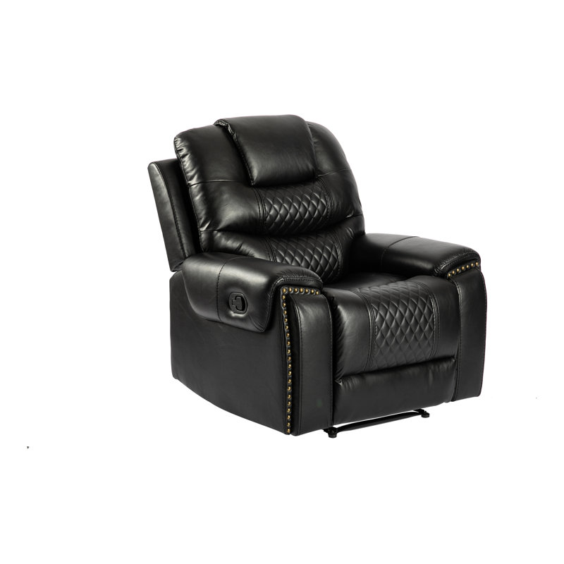Hasad Standard Manual Recliner, Black