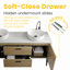 Bathroom Vanity With Ceramic Sink, Freestanding Bathroom Vanity For Modern Bathroom